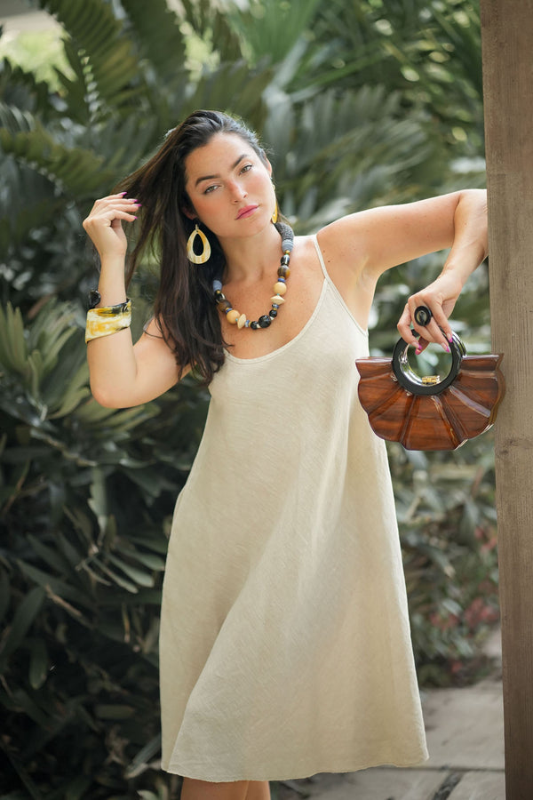 Jemy Linen Short Dress